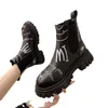 Fashion Trend Graffiti Boots 2024 Tube Hand-Painted Letter Sleeve Female Women 82737