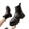 Trend Boots 2024 Graffiti Fashion Tube ręcznie malowany list z rękawem kobiety 58086