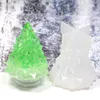 Stampo in silicone per albero di Natale Strumenti per gioielli epossidici UV Stampi in resina Artigianato fai-da-te Fatto a mano Decorazione Xmax Decorazioni per la casa Stampi per colata