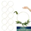 10 pakietów 12 cali duże metalowe kwiatowe obręcze Macrame Hoop Pierścienie do DIY Dream Catcher Wreain