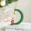 Dekoracje świąteczne Snowman Santa Claus Angel Drzewo Ozdoby Wiszące Wisiorki Iron Crafts Rok Xmas Decor Strona główna Dekoracja