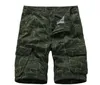 Krótkie spodnie ładunkowe wydrukowane lato męskie krótkie spodnie Multi-kieszonkowe mody dorywczo pięciopunktowy spodni plus rozmiar 30 32 34 36 38