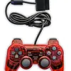 Hot Sales Wired Clear Pad Gaming Controller Joypad Gamepad Console Joysticks PlayStation 2 PS2