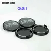 4pcs / lot 14 색 63mm 오즈 레이싱 허브 모자 자동차 엠블럼 배지 휠 센터 캡 레이블 자동차 스타일링 액세서리