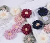 4 cm fiori di crisantemo testa fiore di seta artificiale per la decorazione di nozze fai da te scrapbooking accessori artigianali fatti a mano GC570