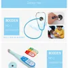 Doctor Kit para crianças, fingir brinquedos dentistas para crianças, 23pcs Kit de Doctor de Brinquedo de Madeira com estetoscópio realista e bolsa de mão