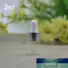 2ML прозрачная стеклянная бутылка косметические эфирные нефтепродукты сыворотки образцы сыворотки, небольшие прозрачные пипетки ароматизатора капельницы реагента