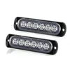 Indicadores do marcador do lado do reboque do caminhão Luzes de emergência da luz 6 LEDs de advertência Lâmpadas de carro para SUV VAN LED