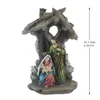 Zayton Figurine Święta Rodzina Narodzenia Scena Home Decoration Chrystus Jezus Posągi Maryja Józef Miniaturowa Rzeźba Boże Narodzenie Prezent 211105