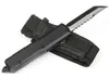 В продаже! Автоматический тактический нож D2 черный оксид + рисунок проволоки (двухцветный) лезвие авиационная алюминиевая ручка EDC карманные ножи с нейлоновой сумкой