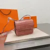 2021 Chic Moda Luksusowy Projektanci Torebki Magazyn Krokodyl Stewardess Skórzany Sprzęgło Kobiet Torby Lady Crossbody Totes Flap Aligator Damska torba na ramię