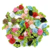 50 pcs 2 cm soie artificielle mini roses fleurs têtes faire ruban de satin bricolage artisanat scrapbooking applique pour mariage de jlliux