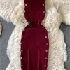 低ラウンドネックノースリーブの女性の夏のファッションスリムと薄い西洋風の臀部ドレス210709