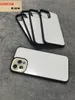 2d gummi TPU sublimering Telefonfodral för iPhone 15 14 13 12 Pro 11 Max XS XR SE 8 7 6S Plus Case Cover Cover