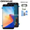 Super AMOLED LCD för Samsung Galaxy A6 Plus 2018 A605 A605FD LCD-skärm Pekskärm Digitizer Assembly A6 + LCD