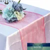 Fashion Organza Table Runner Tablecloth Cover Soft Sheer Fabric Chair Bows Swag Wedding 30*275CM Xmas Party Banquet Decor