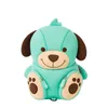 3D cartoon rosa urso sacos de escola para meninos meninos cute design cão mochila criança criança jardim infantil crianças mochila 211021