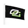 Optic Gaming Logo Customized Lightweight Flags 150x90cm 100D Polyester Fast Shipping Vivid Color High Quality With Two Brass Grommets