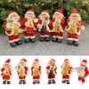 Weihnachtsdekorationen Weihnachtsmann feiert Bandgruppe Batteriemusik Tanzpuppe Kinderspielzeug Neujahrsgeschenke w-00949