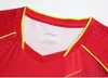 Nowi mężczyźni wyznaczają Chiny National Table Tennis Shirts Team Pingpong Tee koszula Chińskie koszule sportowe koszule stołowe Badminton112839