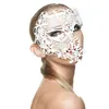 Venise squelette moitié Sexy avec diamant pour femmes et hommes Cool Costume bal fête visage évider mascarade crâne masque