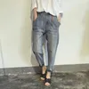 Plus Größe Boyfriend-Jeans für Frauen Denim Harem Hosen Lose Hohe Taille Weibliche Casual Streetwear Mom 5XL K622 210629