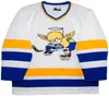 2019 Minnesota Fighting Saints Springfield Indians Hockey-Trikot mit Stickerei und Nähten. Passen Sie jede Nummer und jeden Namen an