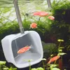 Poolzubehör 1 stück edelstahl einstellbar ask tank fang net shrimp scoop runde quadratische tasche fangen net landes