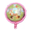 Party Favor Forest Balon Zwierząt Balon Fox Hedgehog Mały Raccoon Squirrel Rabbit Aluminium Film Dekoracji Balloon Urodziny Układ Party T2I52486