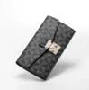 Luxury Women Wallet designer handbags clutch bag card holder pu leather high quality print women girl fashion purse