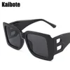 Kaibote S-97076-M Fashion Street B Word Occhiali da sole Large Frame Square Occhiali da sole di alta qualità per uomo Occhiali da esterno Unisex