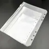 A5 A6 A7 Binder Bag Pockets Plastic Binder Zipper Folders Waterproof 6 Holes Loose Leaf Bags for Documents