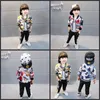 Höst Baby Girls Boys Kläder Stycken Spädbarn Kläder Toddler Kids Kostymmålning Coats T Shirt Pants 443 Y2