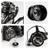 Mulinelli da baitcasting Mulinello da pesca liscio e potente Bobina CNC in metallo leggero senza gioco Accessori pratici Ruota rotante ultraleggera