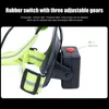 Portabla lyktor LED Running Light USB uppladdningsbar 380lm Vattent￤t br￶stlampa f￶r jogging utomhuskl￤ttring Vandring fiskes￤kerhetsvarning