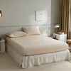 100% algodão tampa de edredão super macio pele amigável cama capa capa capa rainha king size conjunto de cama de cama luxo conjuntos cx220315
