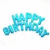 16 cali Happy Birthday Aluminium Film Balony Birthday Party Dekoracji Kolory Balon Złoto Srebro 13 Sztuk / Zestaw Hurtownie Darmowa Wysyłka 452 V2