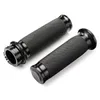 1 pulgada de mano 25 mm manillar manillar mano agarre para Harley Davidson Touring Sportster XL883 XL1200 Motocicleta Negro