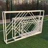 New Wedding Arch Props Wrought Iron Geometric Square Frame Guide Wedding Stage Screen Stand Decor Creative Backdrop Flower Shelf8799098