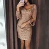 Женское платье с блестками блеск Sparkle Sexy V Sece короткое платье с длинным коленом платье с кисточками y1006 y1006