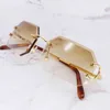 Custom Diamond Cut Mężczyźni Vintage Shad Dla Kobiet Marka Digner Fashion Carter Sunglass Wielokąty Trending Okulary