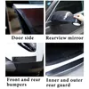 Nano fibra de carbono adesivo do carro diy colar protetor tira auto peitoril da porta espelho lateral anti risco fita proteção à prova dwaterproof água film7631261