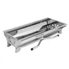 High Quality BBQ Charcoal Grill Portable Foldable Stainless Steel Barbecue Stove Shelf for Outdoor Garden Family Party 139 V2