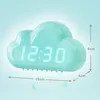 Autres horloges Accessoires LED Contrôle du son Heure / Date / Cloud Clock Alarme Aimant en forme de nuage montre multifonctionnel fort avec magnétique A R