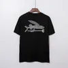 Summer New Shark Print Cotton Fashion Trend Men's T-Shirt Batch All-match Tees Comfort Simple Print Unisex Short Sleeve Tops