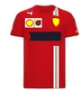 Traje de carreras de temporada F1, camiseta de manga corta con cuello redondo, camiseta de equipo de la serie de fans, camiseta personalizada de secado rápido, camiseta cultural208U