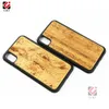 2021 Eco-Friendly Natural Wood Bambu TPU Telefonfodral Anpassad Design Konst tryckt stötdämpad för iPhone 11 12 Pro XS XR Max