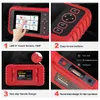 LAUNCH Scan Tool CRP129X OBD2 Scanner Automotive Code Reader Strumento diagnostico basato su Android per trasmissione motore ABS SRS con olio/EPB/SAS/