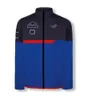 F1 racing kostym långärmad jacka Windbreaker Spring Autumn Winter Team 2021 Ny jacka varm tröja anpassning281s