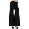 Autumn High Waist Pants Elegant Female Lady Women's Palazzo Flared Wide Killer Legs Pants OL Wide Leg Ladies Long Trousers 210707